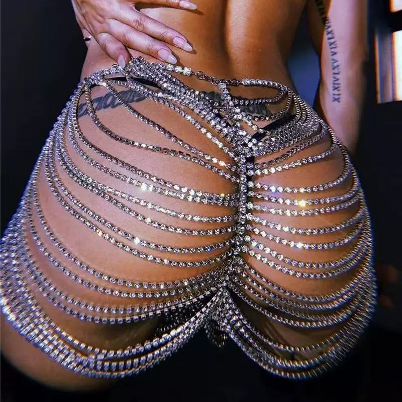 1pcSexy Fashionable Rhinestone - Body Jewelry Rhinestone recension och pris
