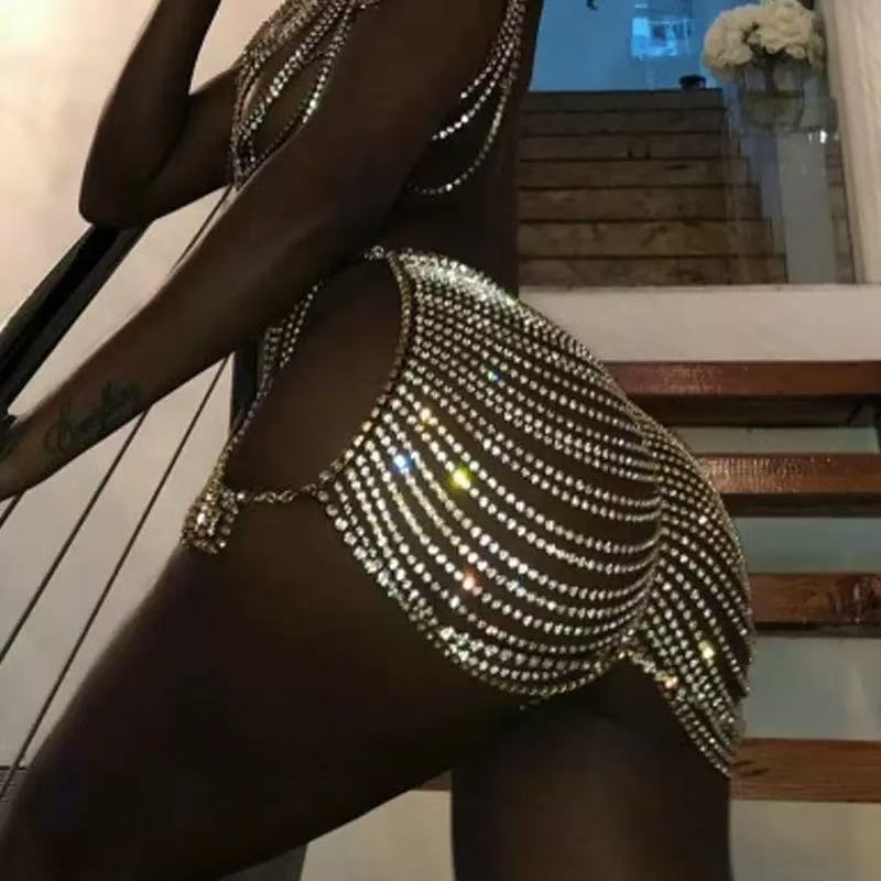 1pcSexy Fashionable Rhinestone - Body Jewelry Rhinestone recension och pris
