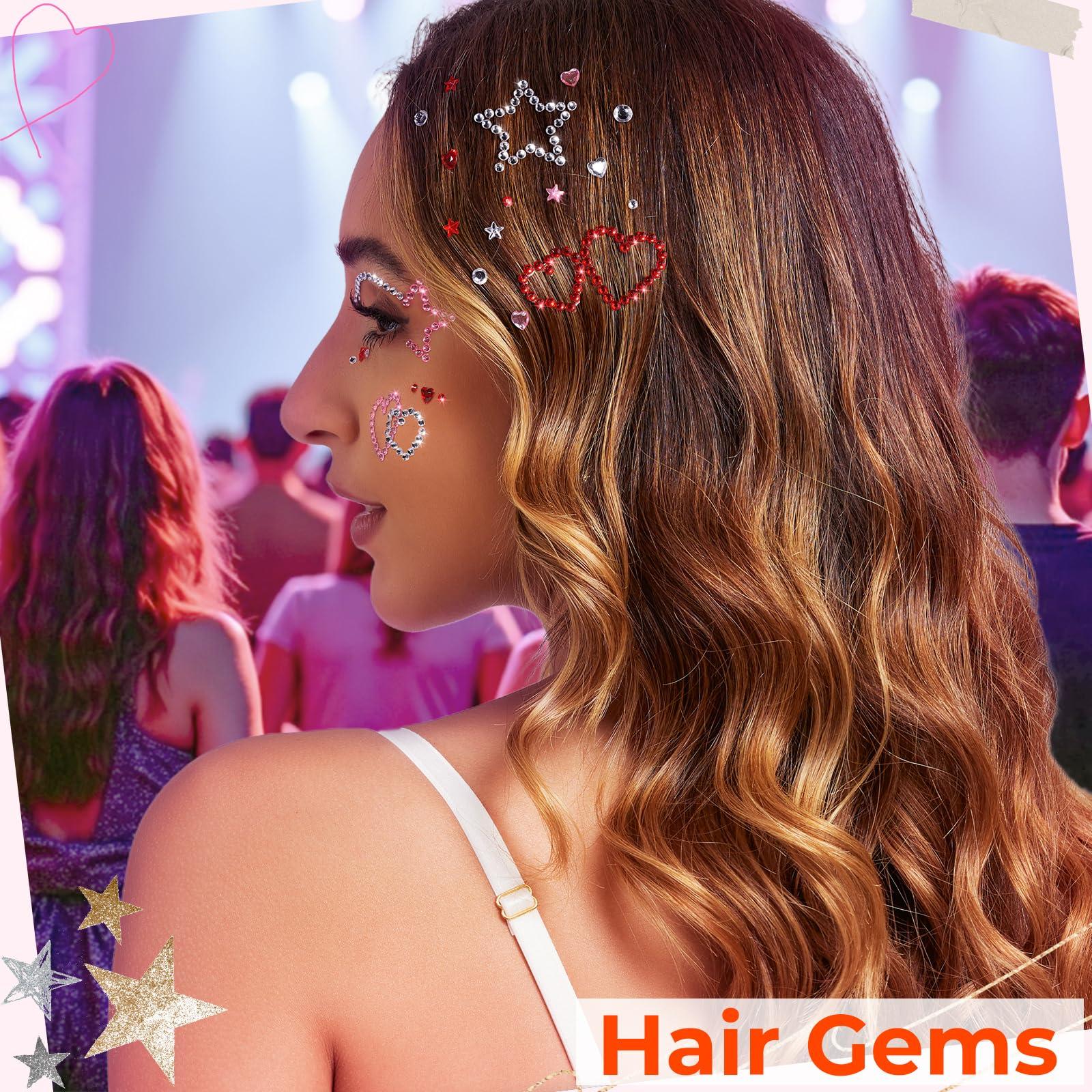 Face Gems Face Rhinestones Sta - Body Jewelry Stickers recension och pris
