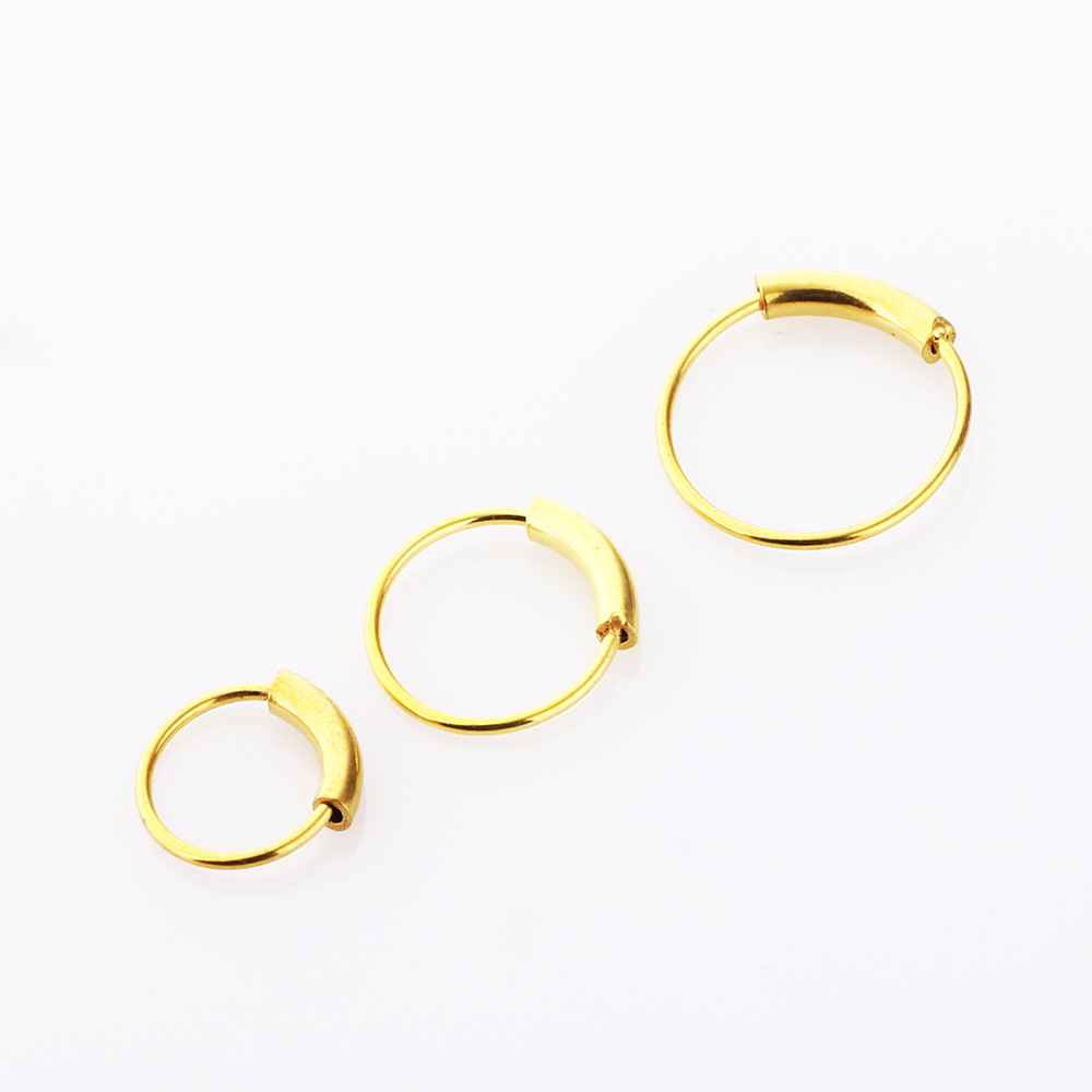 3pcs/lot 316L Surgical Steel S - Body Jewelry Nose Ring recension och pris