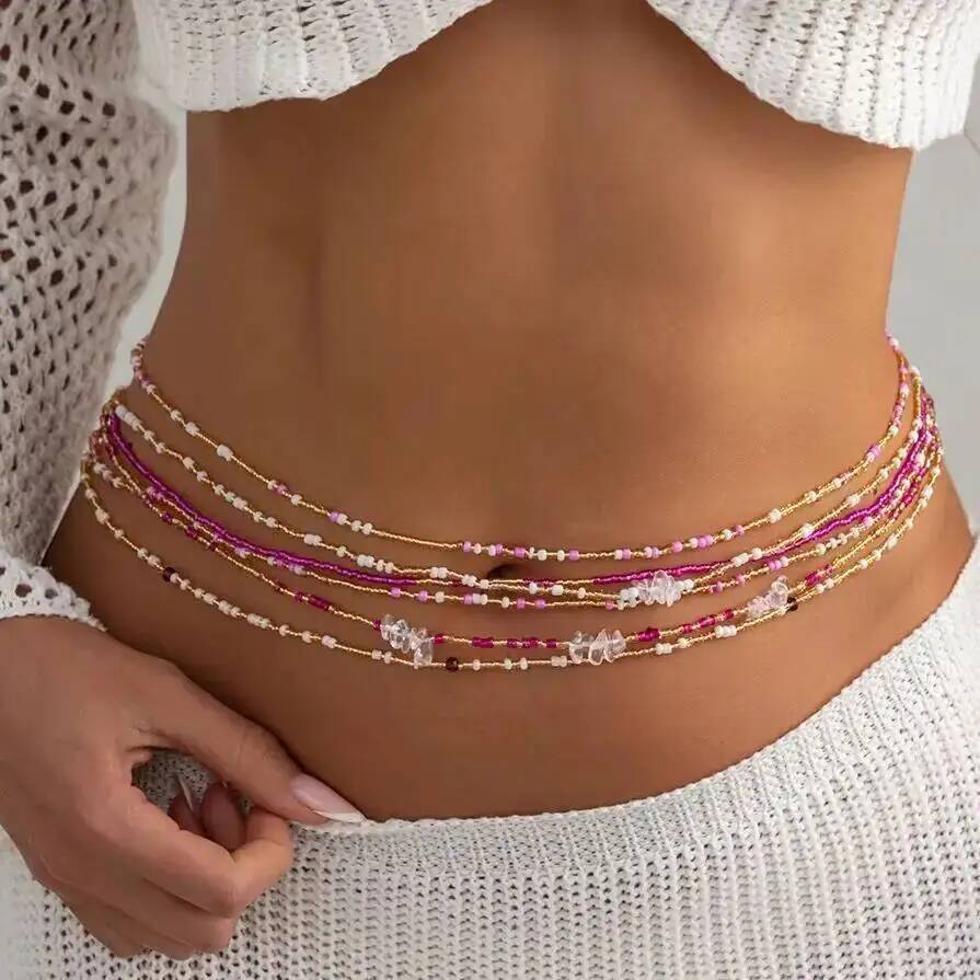 SHIXIN 6Pcs/Set Boho Colorful  - Body Jewelry Waist recension och pris
